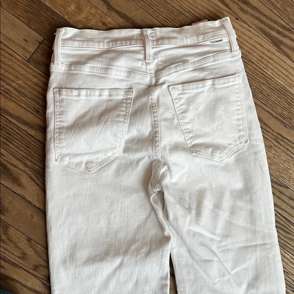 The Rambler Zip Ankle Cropped High-Rise Straight-Leg Jeans Raw hem Fairest Wash - Picture 5 of 9